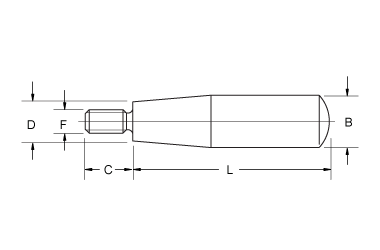 B1 Handle, Fixed Tapered