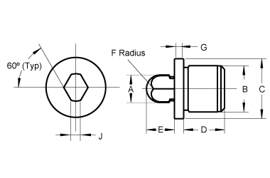 Bullet Nose Pin (Relieved)