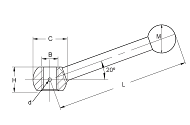 D4 Levers, Steel Clamp