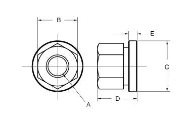 Flanged Nuts