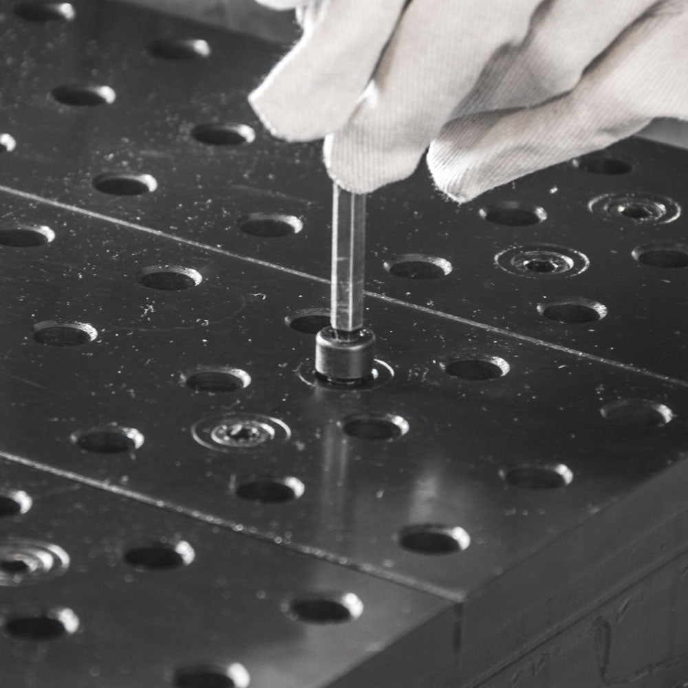 Table Plate Mounting Kits, Fit 5/8 Holes - MAX (slotless and slotted) Tables (TM62010-04-10K)