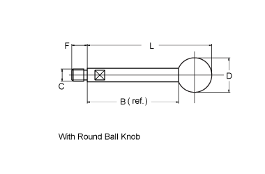 G Series Lever Bars - With Round Ball Knob